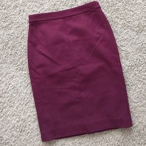 NWT J. Crew The Pencil Skirt in Double-Serge Wool